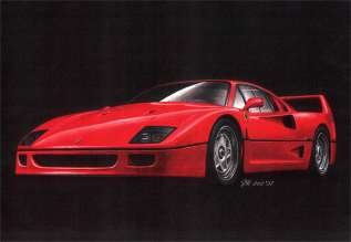 Designstudie: Ferrari F40 (Dezember 2001)