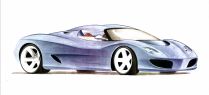 Designstudie: Super Sportwagen (Juni 2000)
