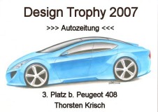Peugeot 408rc - 3. Platz in der Design Trophy 2007 - Autozeitung!!!